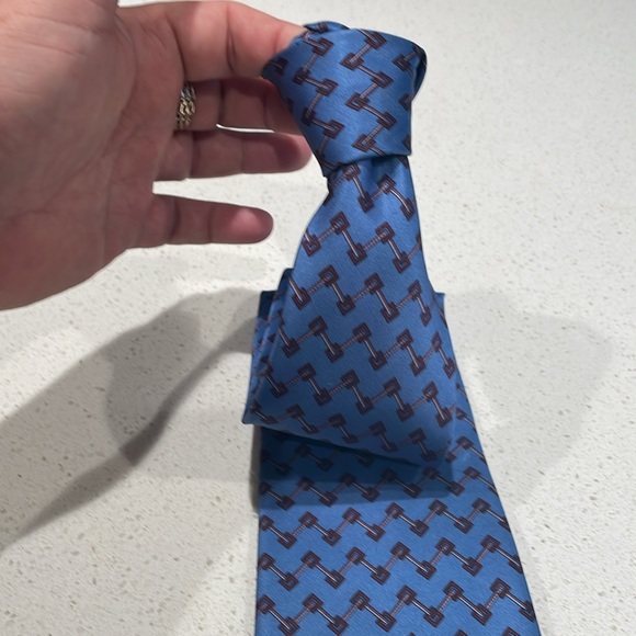 GUCCI Silk Tie, Made in Italy. - Picture 5 of 5